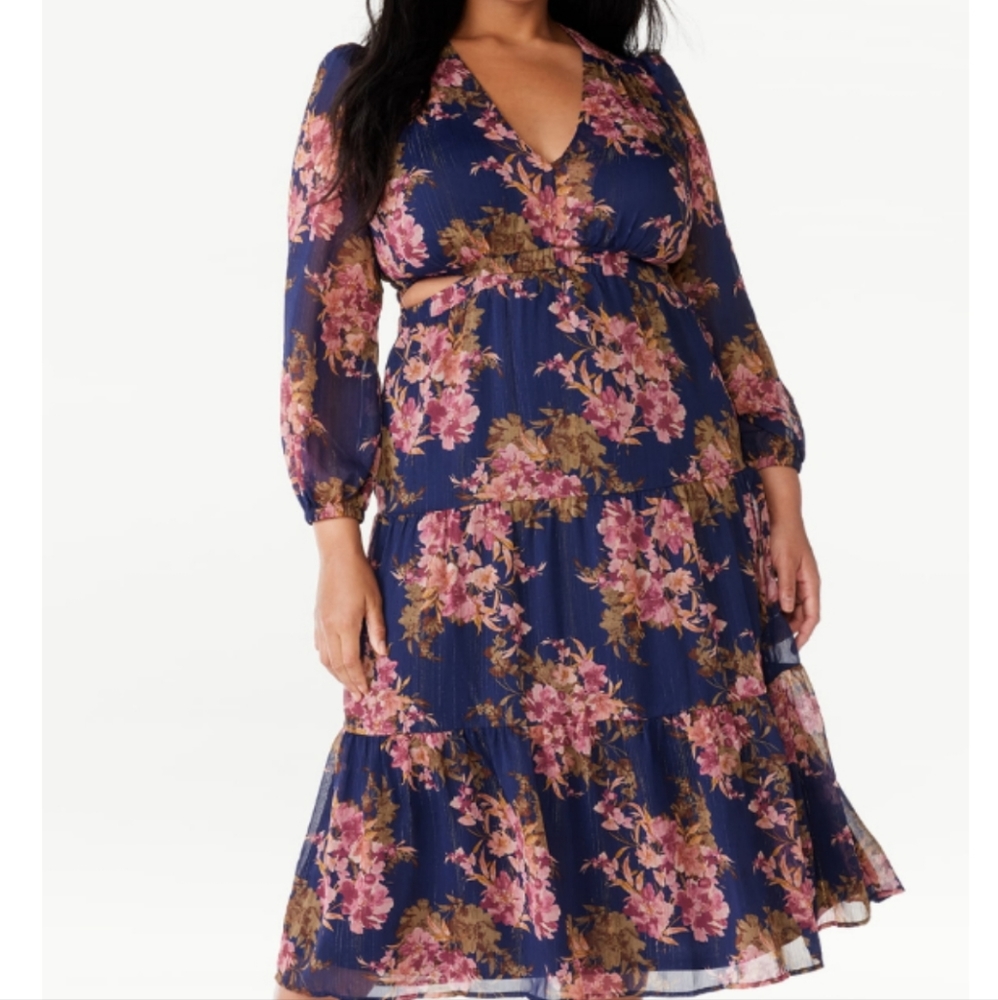 Floral Sophia Vergara dress